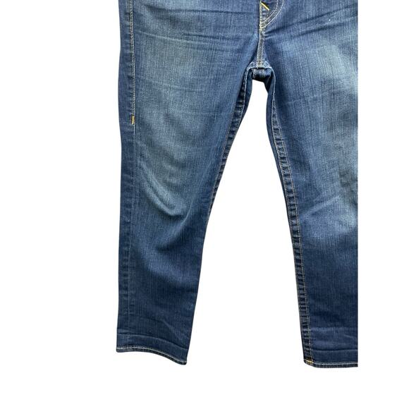 TRUE RELIGION Women's Jeans Lizzy Size 32 Made In USA Blue Denim - Picture 4 of 13